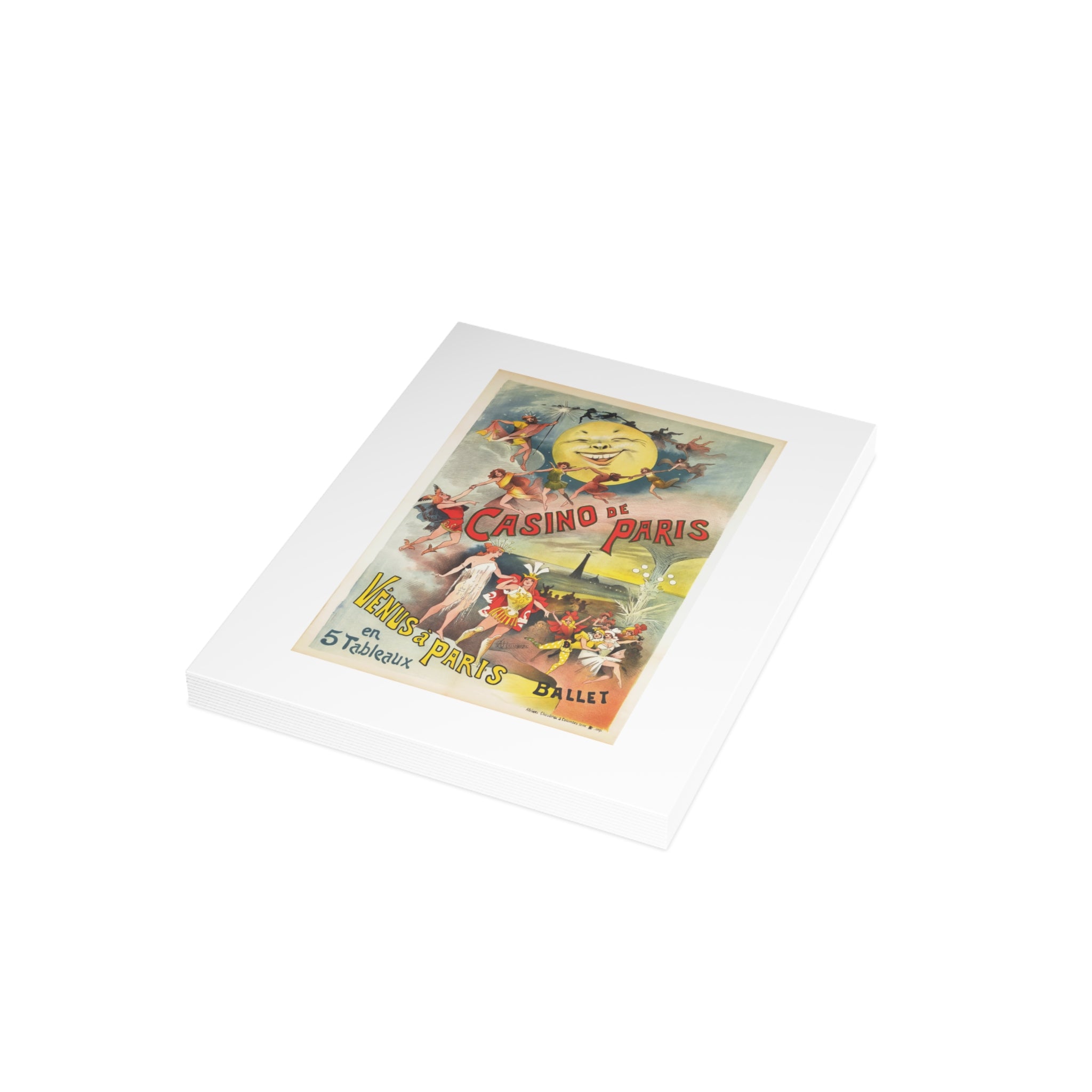 Postcard Bundles (envelopes included) - Casino de Paris – Vénus à Paris Artwork by Alfred Choubrac