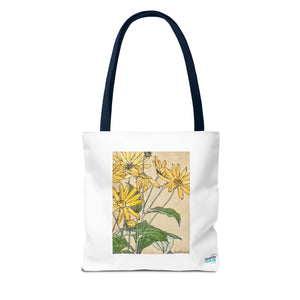 Stylish Tote Bag - Sunflowers Print