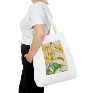 Stylish Tote Bag - Sunflowers Print