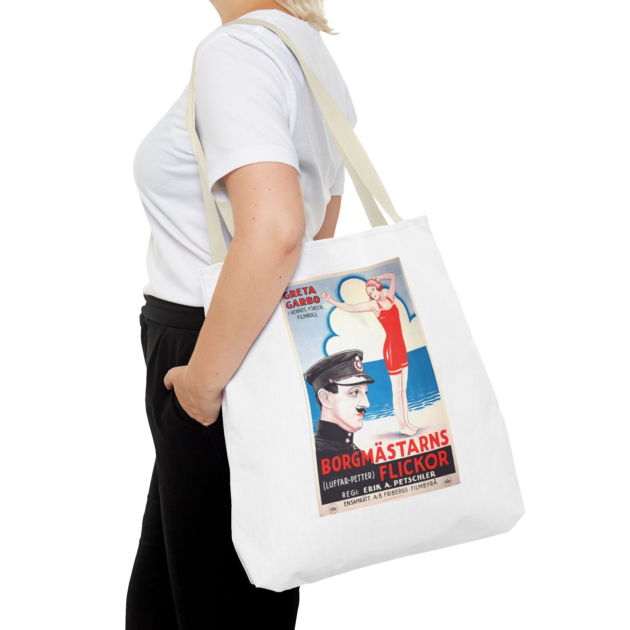 Stylish Tote Bag - Luffar-Petter (Peter the Tramp) Swedish Vintage Artwork