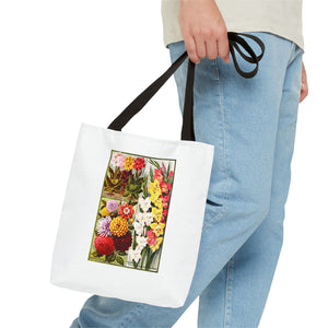 Stylish Tote Bag - Childs' Seeds, Flower Catalog Plate