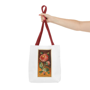 Stylish Tote Bag - Dahlia Coccinea Flower Artwork (1890)
