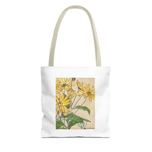 Stylish Tote Bag - Sunflowers Print