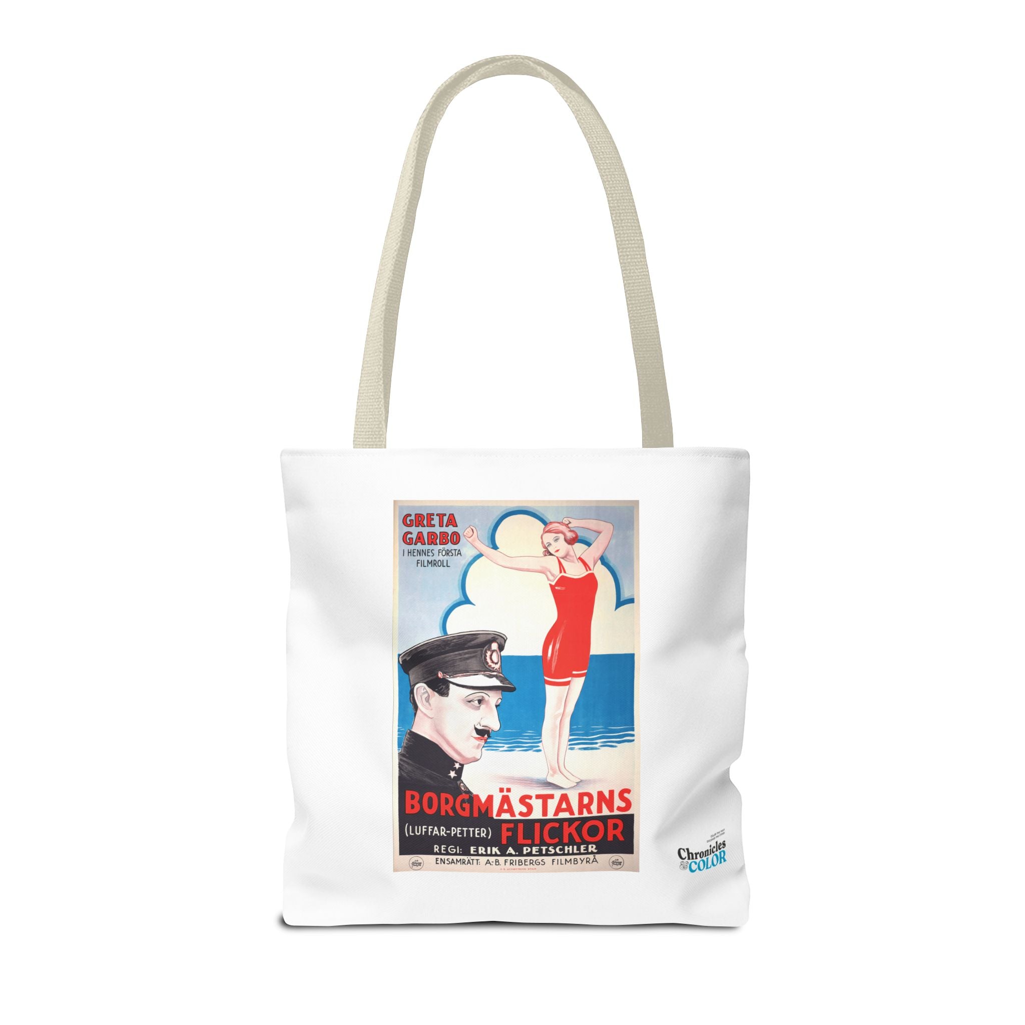 Stylish Tote Bag - Luffar-Petter (Peter the Tramp) Swedish Vintage Artwork