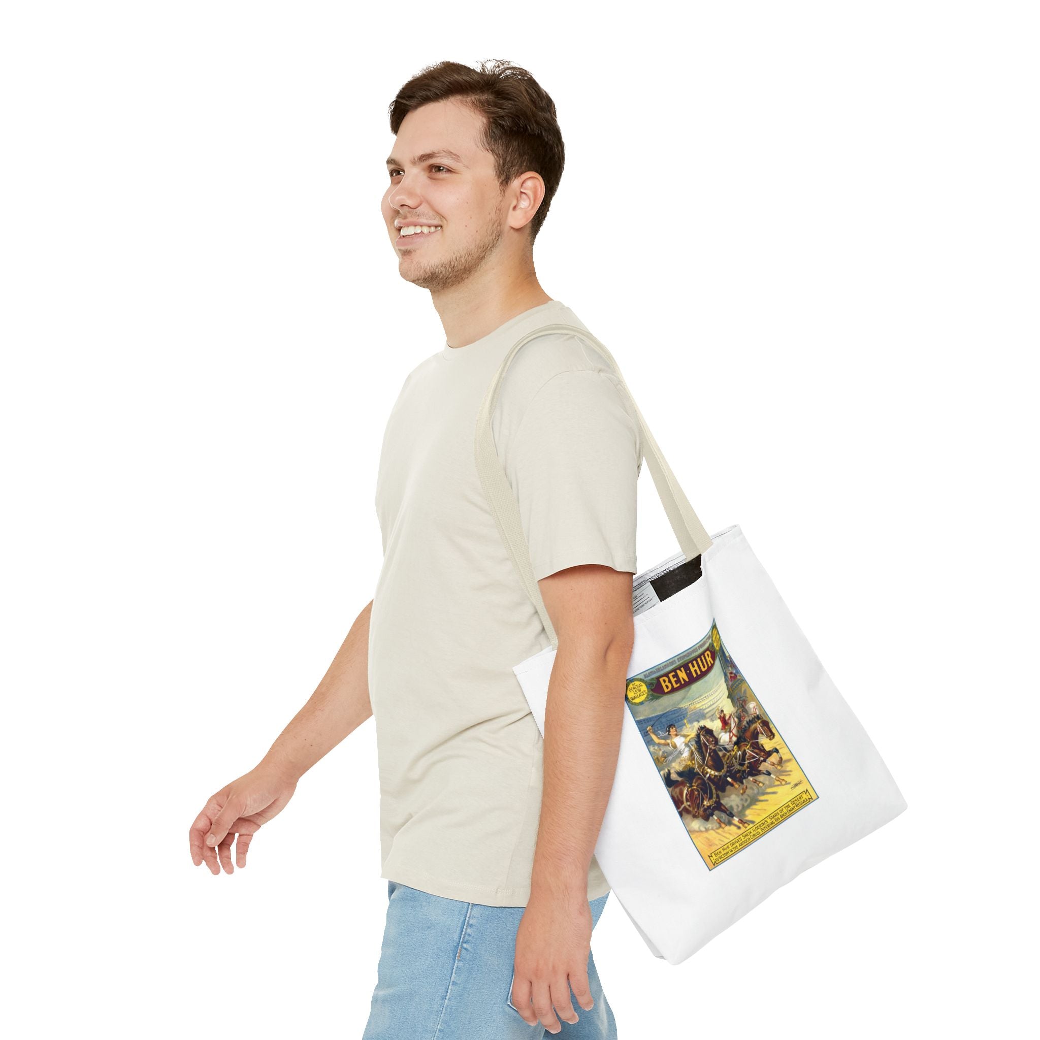 Stylish Tote Bag - Ben-Hur Broadway Premiere Vintage Artwork (1899)