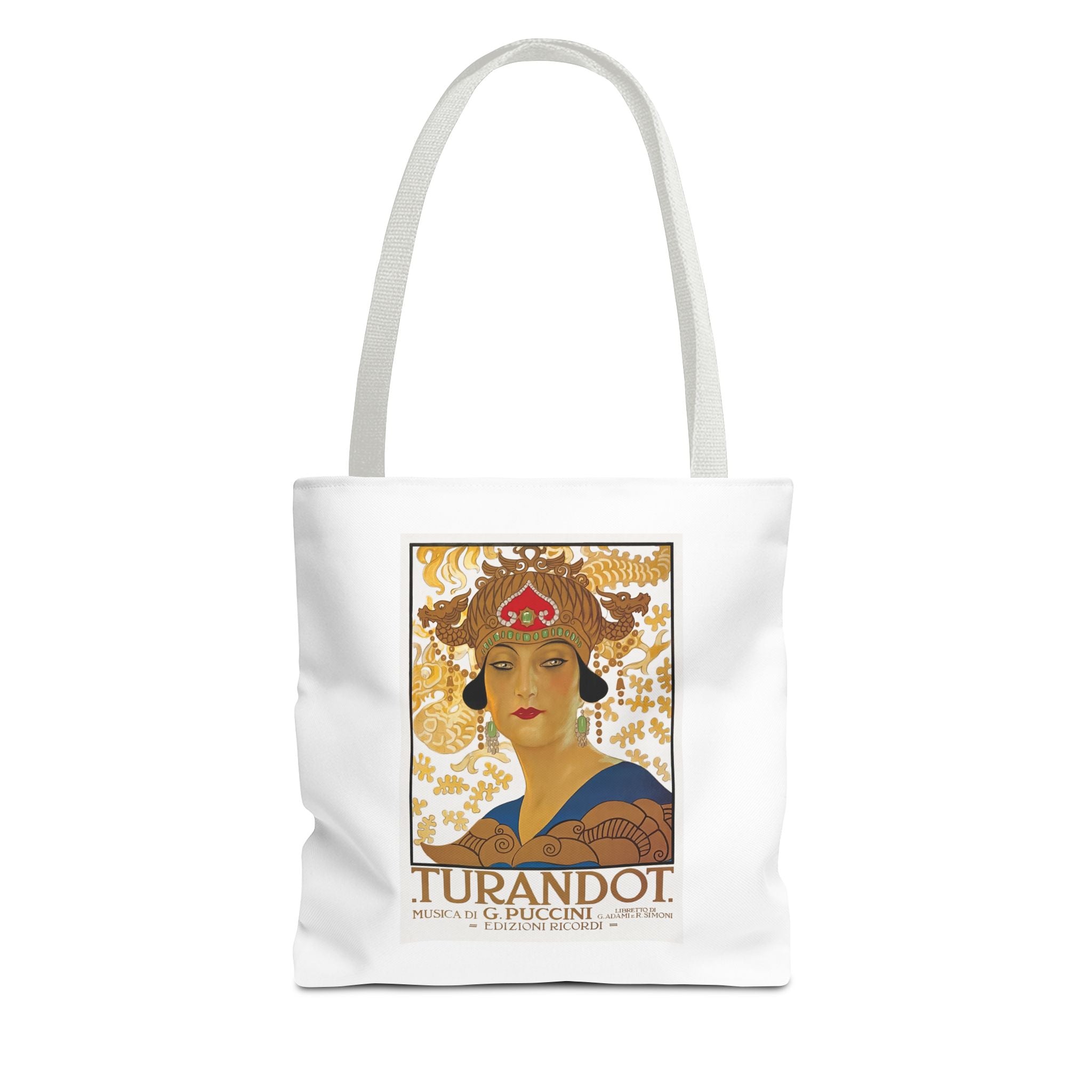 Stylish Tote Bag - Giacomo Puccini’s Opera Turandot Vintage Artwork (1926)
