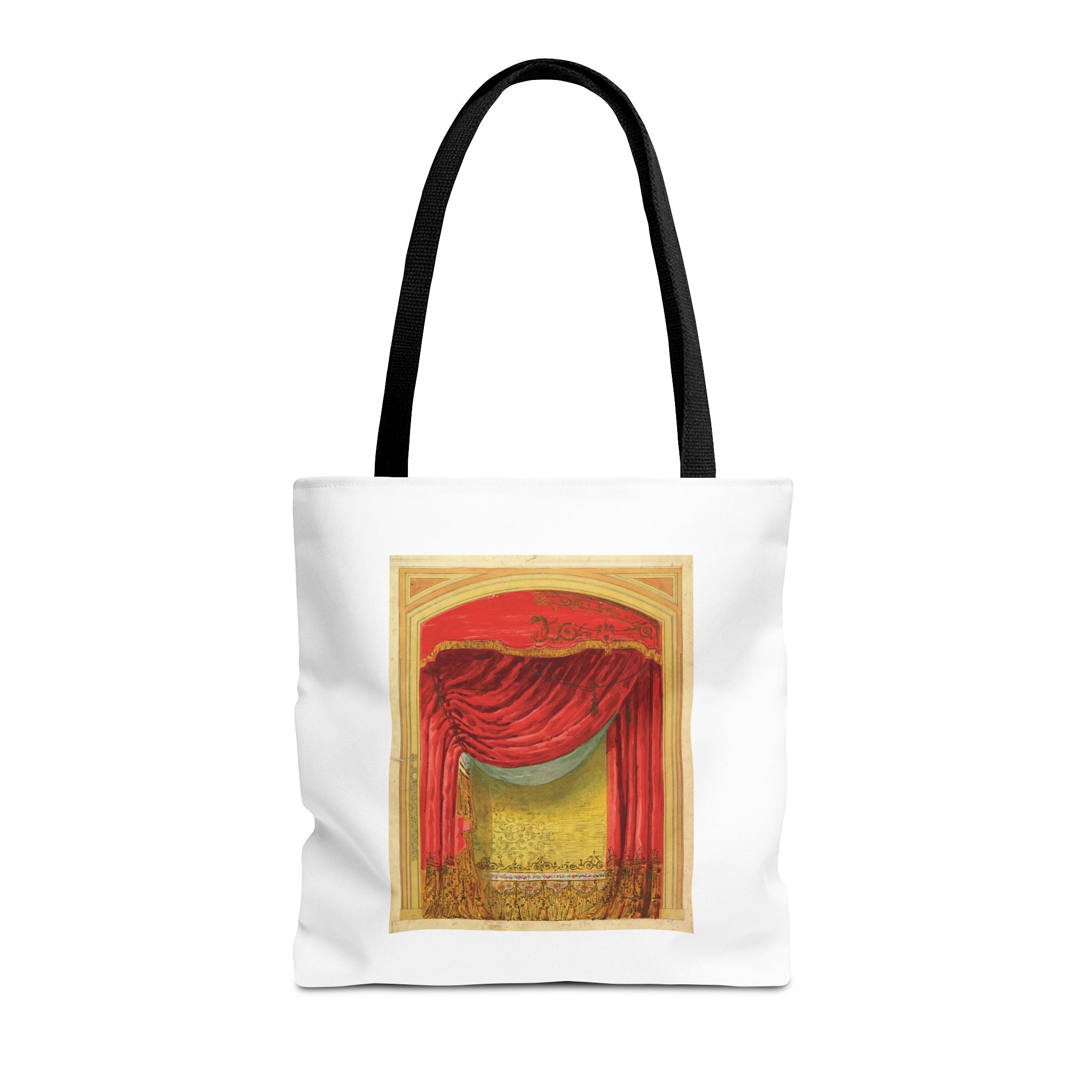 Stylish Tote Bag - Casino de St. Etienne Stage Design Artwork by Eugène Cicéri