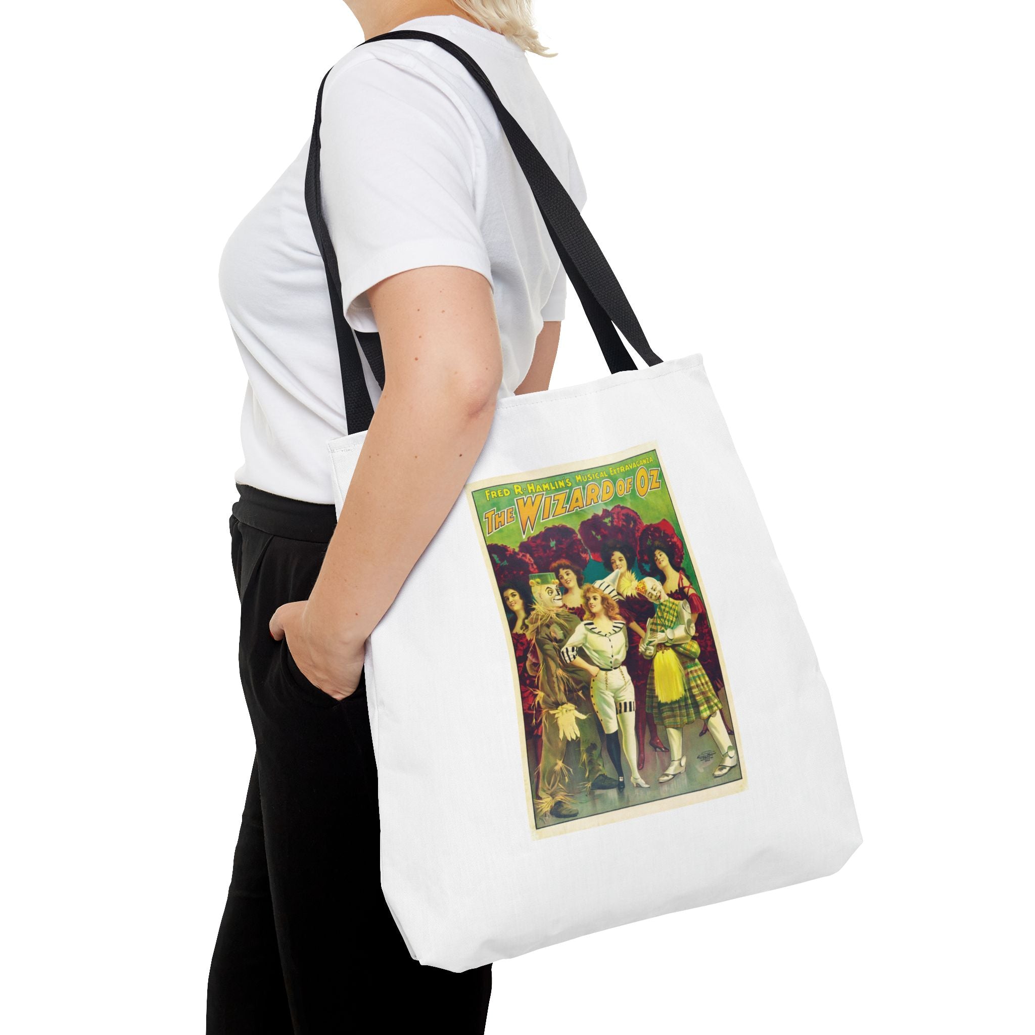 Stylish Tote Bag - The Wizard of Oz Musical Extravaganza Vintage Artwork (1903)