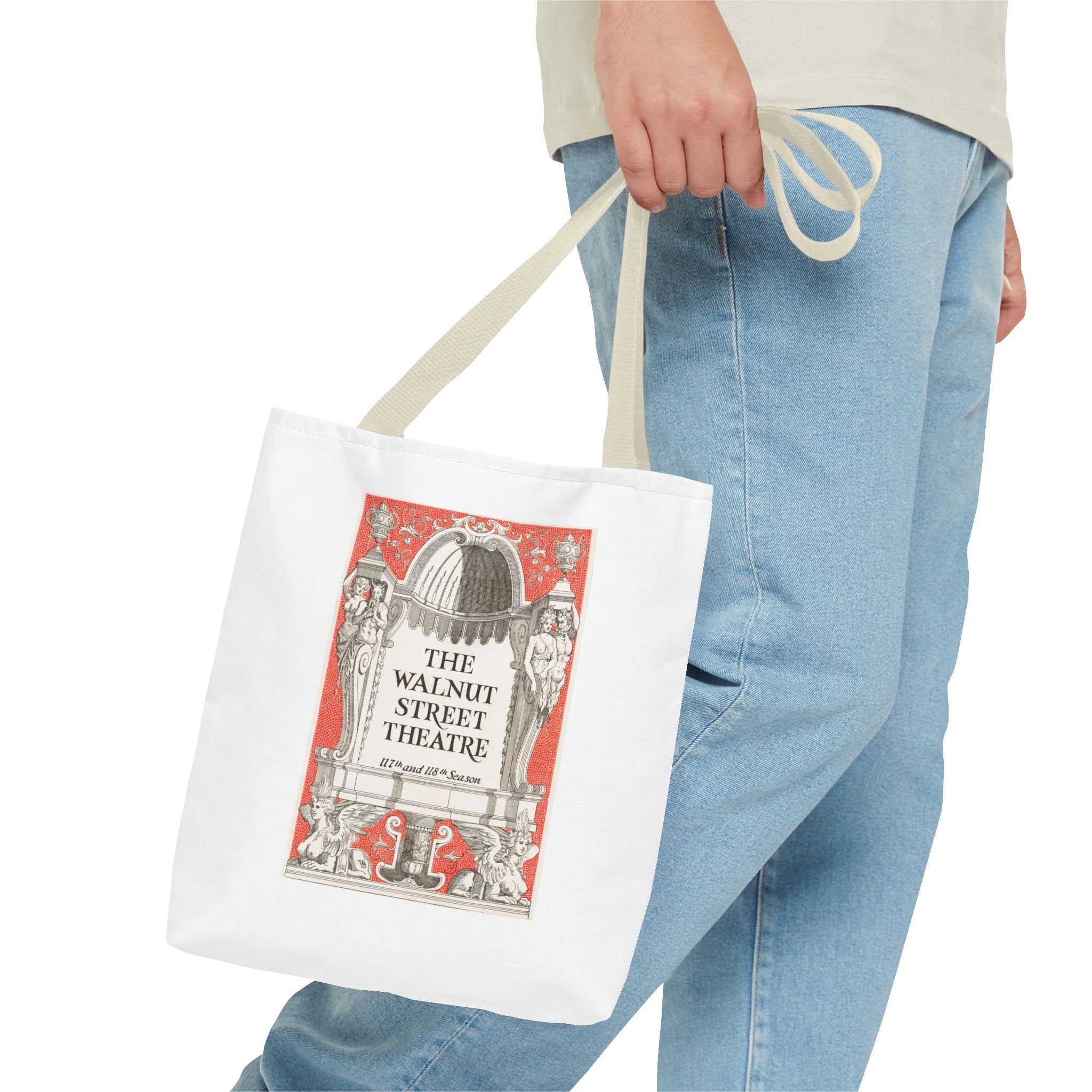 Stylish Tote Bag - Walnut Street Theatre Program, Vintage Artwork (1926)