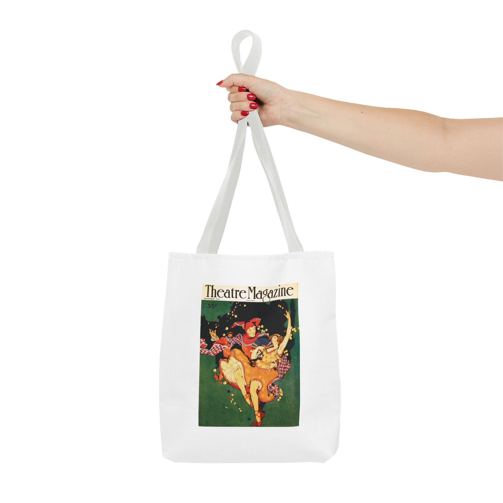 Stylish Tote Bag - Theatre Magazine Cover, Nov. 1921, Artwork by Clara Elsene Peck