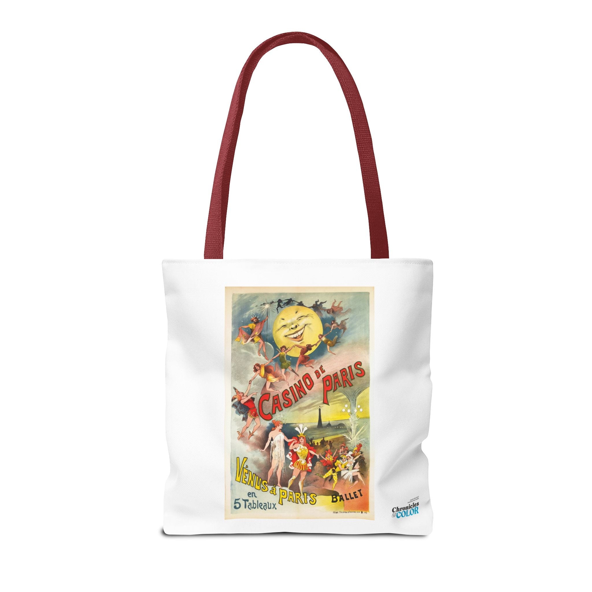 Stylish Tote Bag - Casino de Paris – Vénus à Paris Artwork by Alfred Choubrac