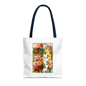 Stylish Tote Bag - Childs' Seeds, Flower Catalog Plate