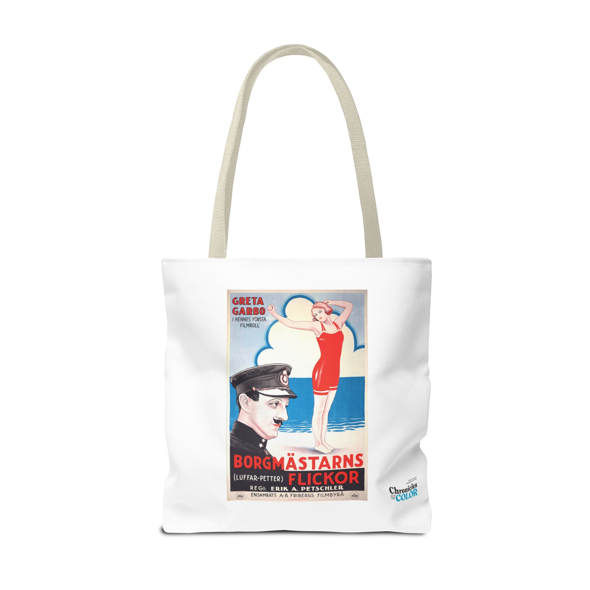 Stylish Tote Bag - Luffar-Petter (Peter the Tramp) Swedish Vintage Artwork