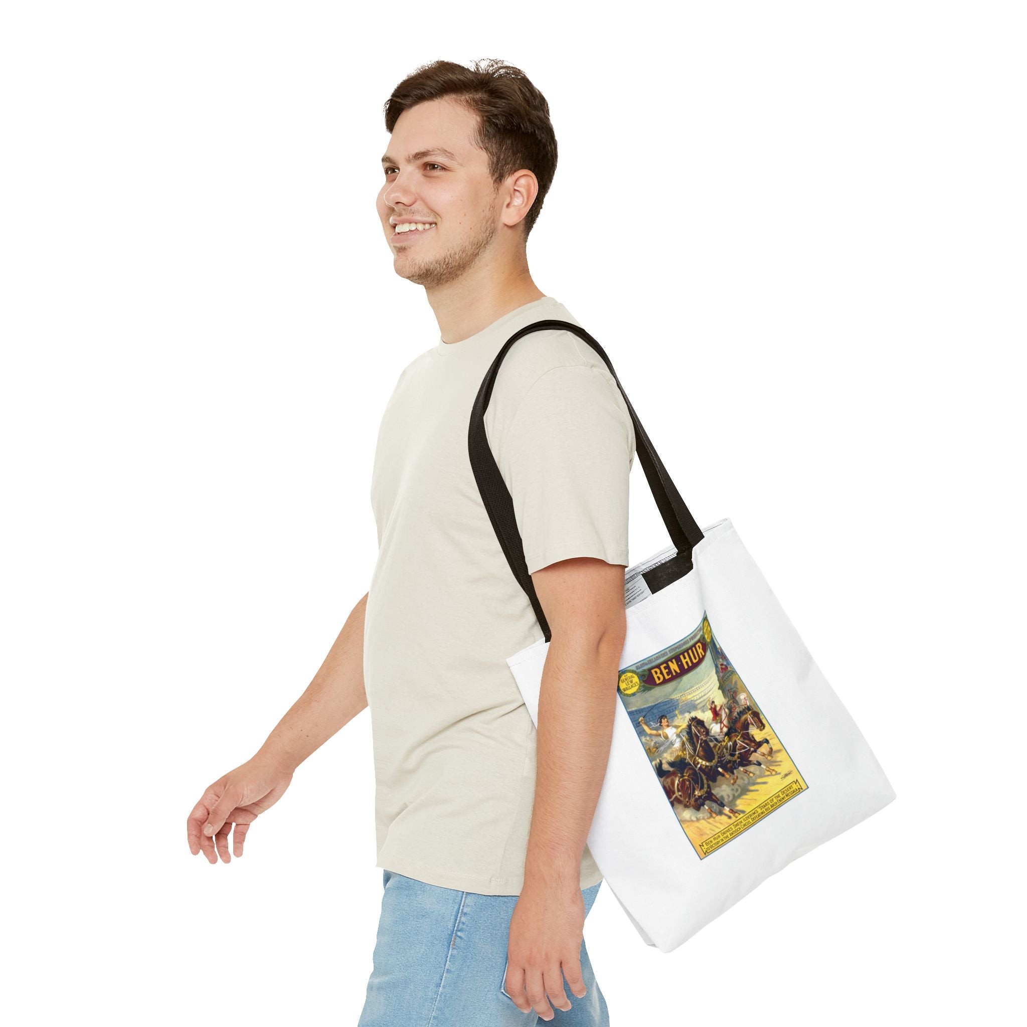 Stylish Tote Bag - Ben-Hur Broadway Premiere Vintage Artwork (1899)