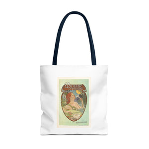 Stylish Tote Bag - Boston’s Majestic Theatre, Art Nouveau Playbill Artwork 1914