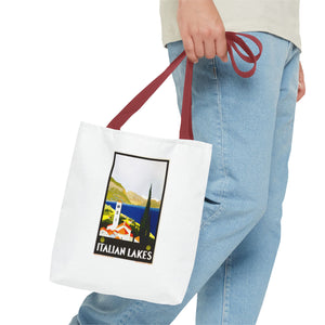 Stylish Tote Bag - Italian Lakes Print