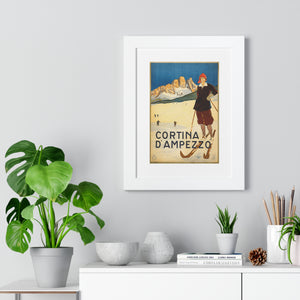 Framed Vertical Poster - Cortina d'Ampezzo