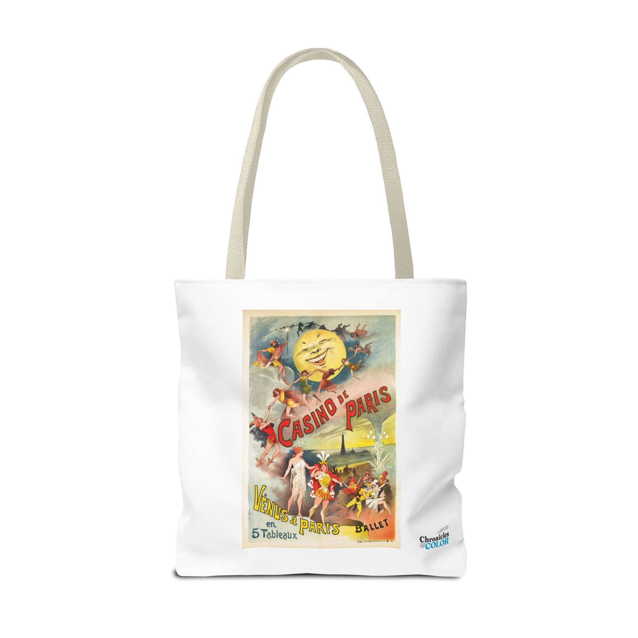 Stylish Tote Bag - Casino de Paris – Vénus à Paris Artwork by Alfred Choubrac