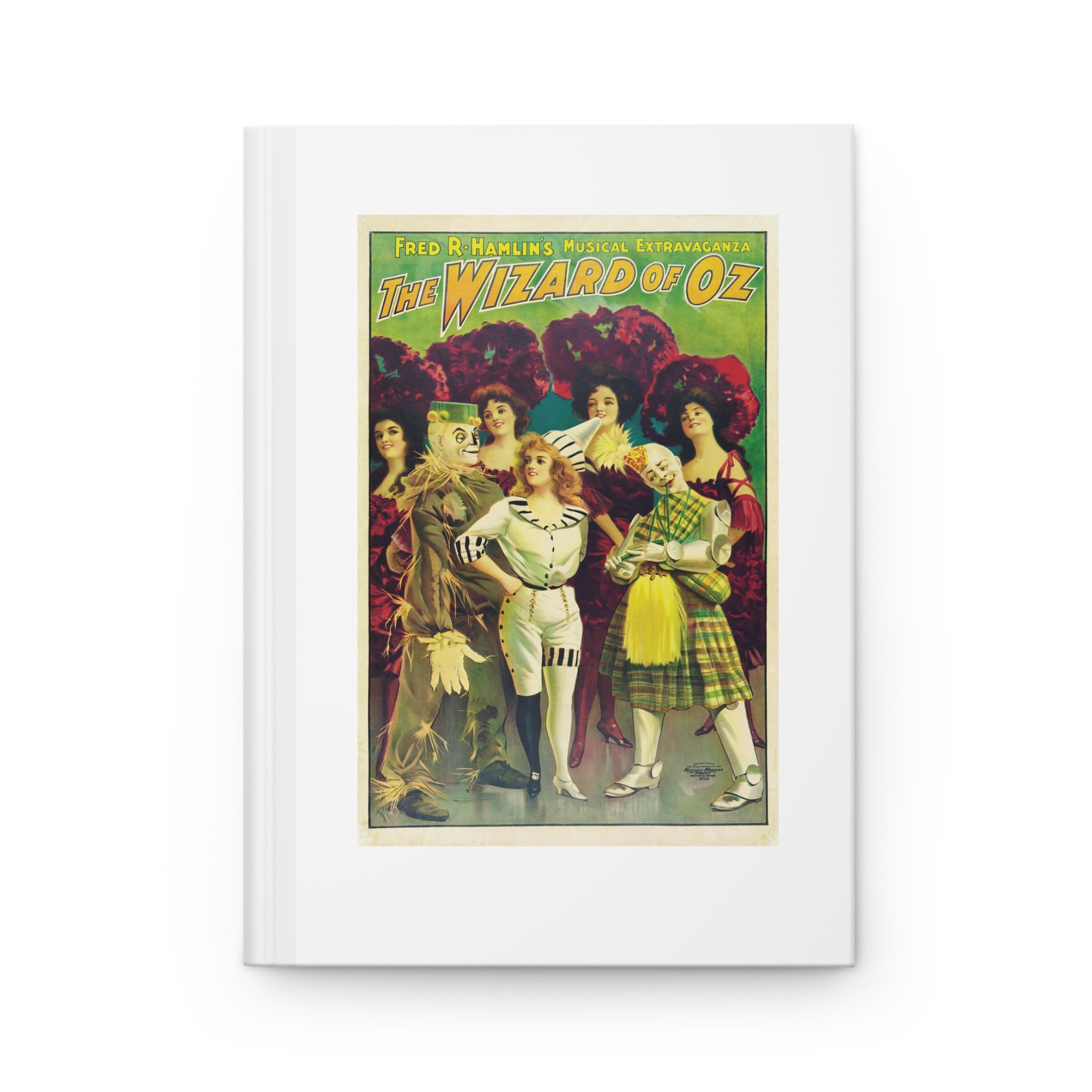 Hardcover Journal Matte - The Wizard of Oz Musical Extravaganza Vintage Artwork (1903)