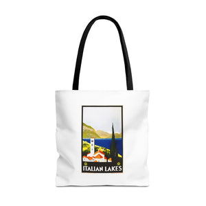 Stylish Tote Bag - Italian Lakes Print