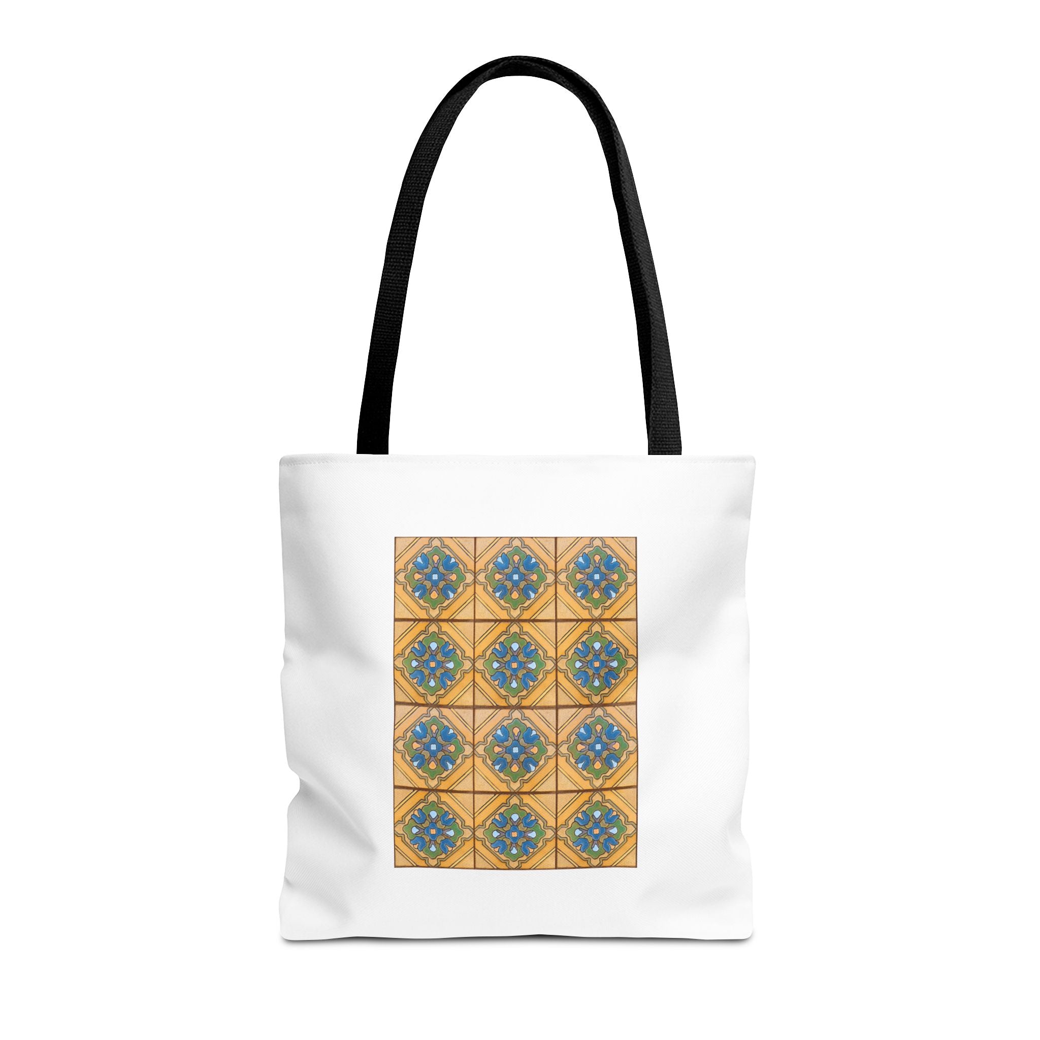 Stylish Tote Bag - Malibu Potteries Tile, Adamson House