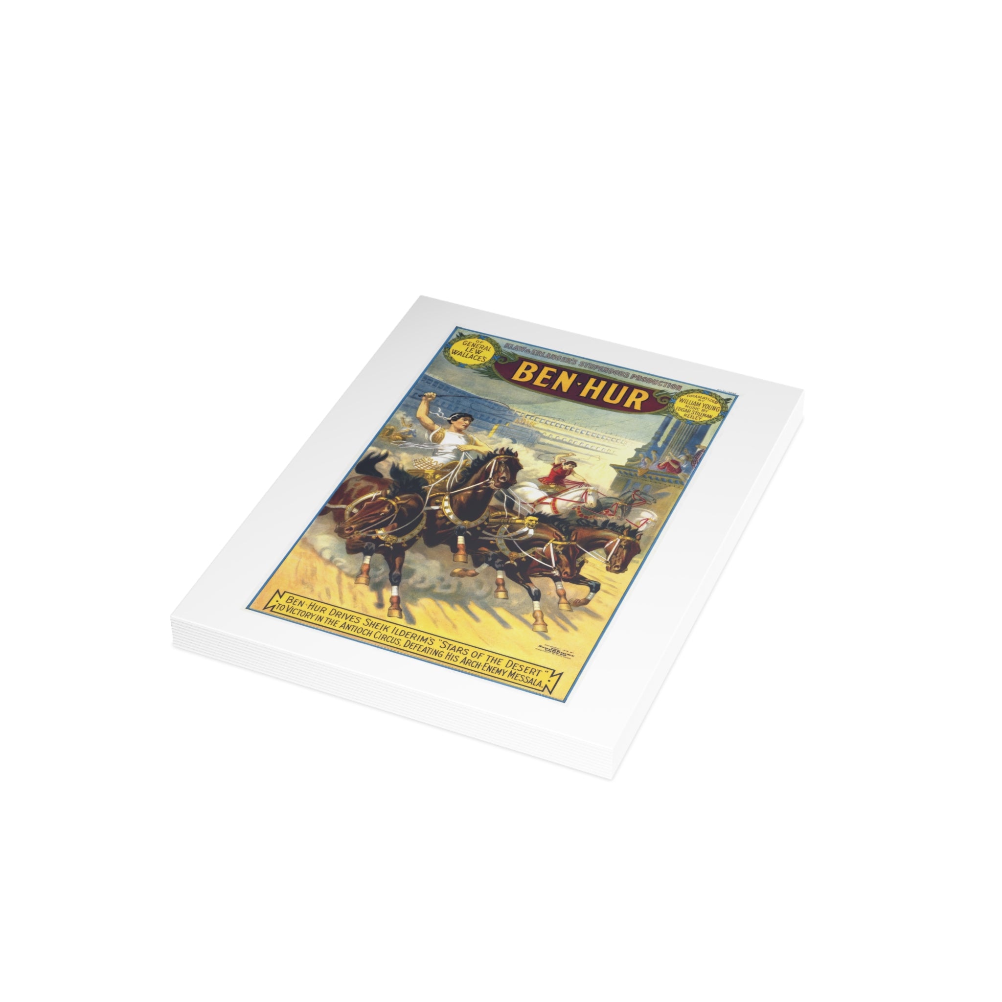 Postcard Bundles (envelopes included) - Ben-Hur Broadway Premiere Vintage Artwork (1899)