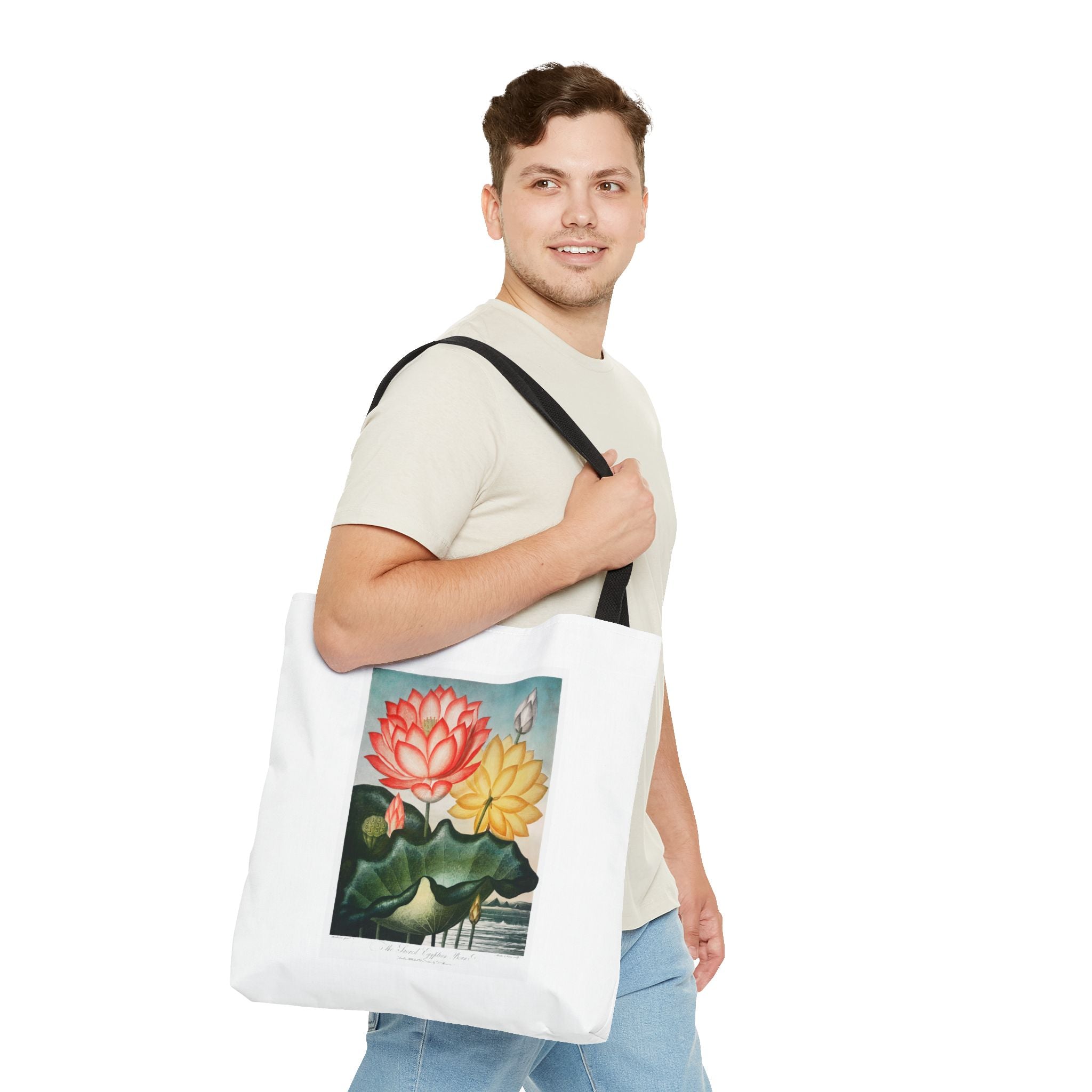 Stylish Tote Bag - The Sacred Egyptian Bean from The Temple of Flora