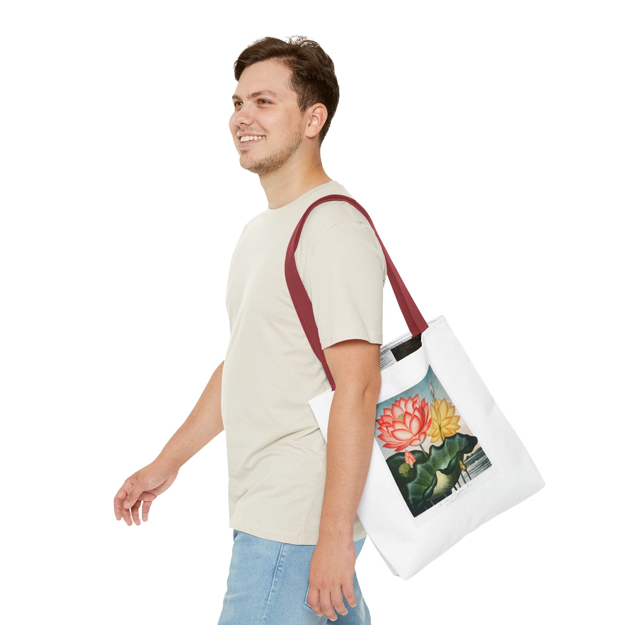 Stylish Tote Bag - The Sacred Egyptian Bean from The Temple of Flora