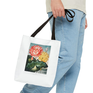 Stylish Tote Bag - The Sacred Egyptian Bean from The Temple of Flora
