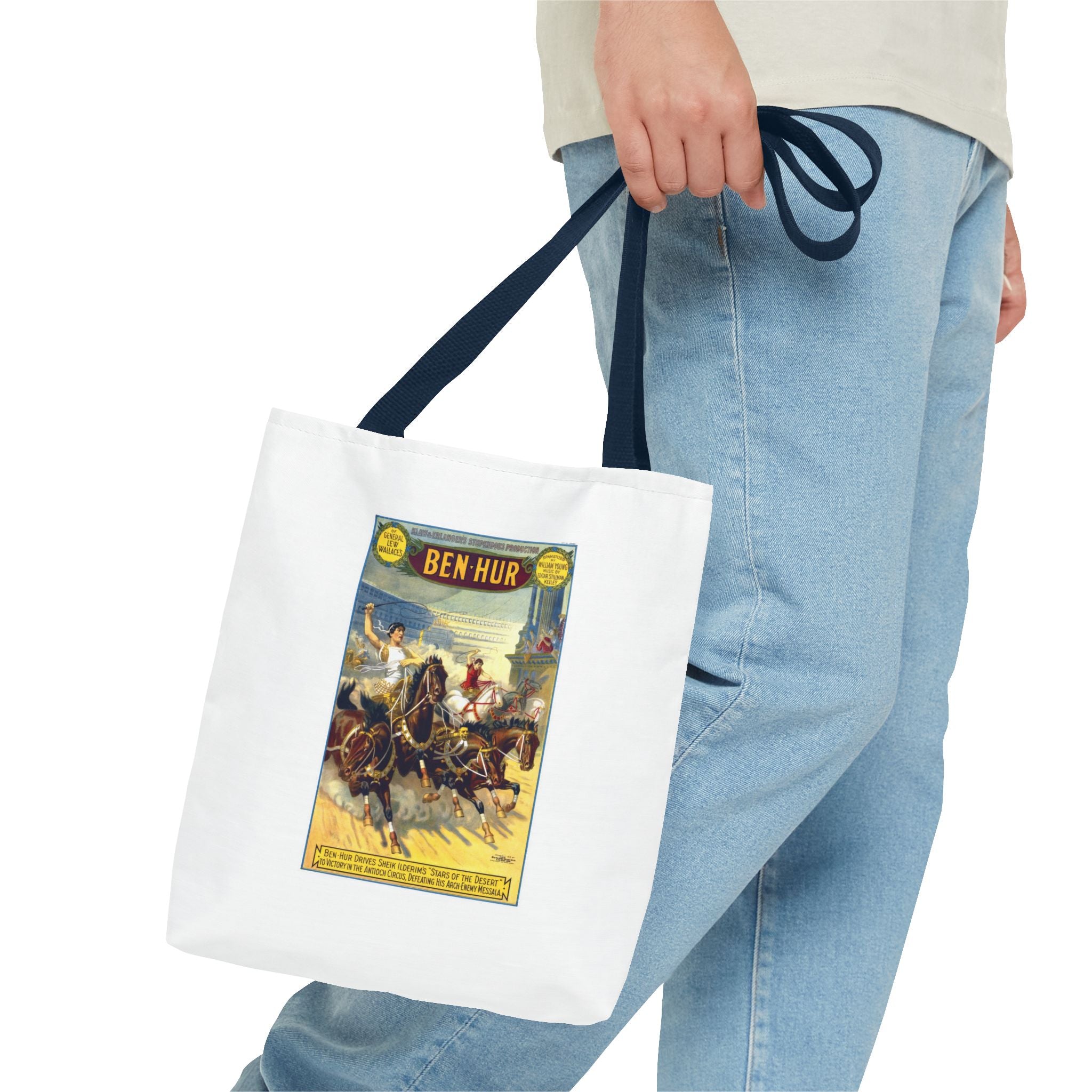 Stylish Tote Bag - Ben-Hur Broadway Premiere Vintage Artwork (1899)