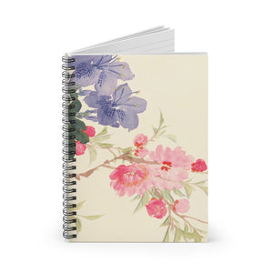 Spiral Notebook (Ruled Line) - Zhao Zhiqian's Flower Album - Peach Blossom Page