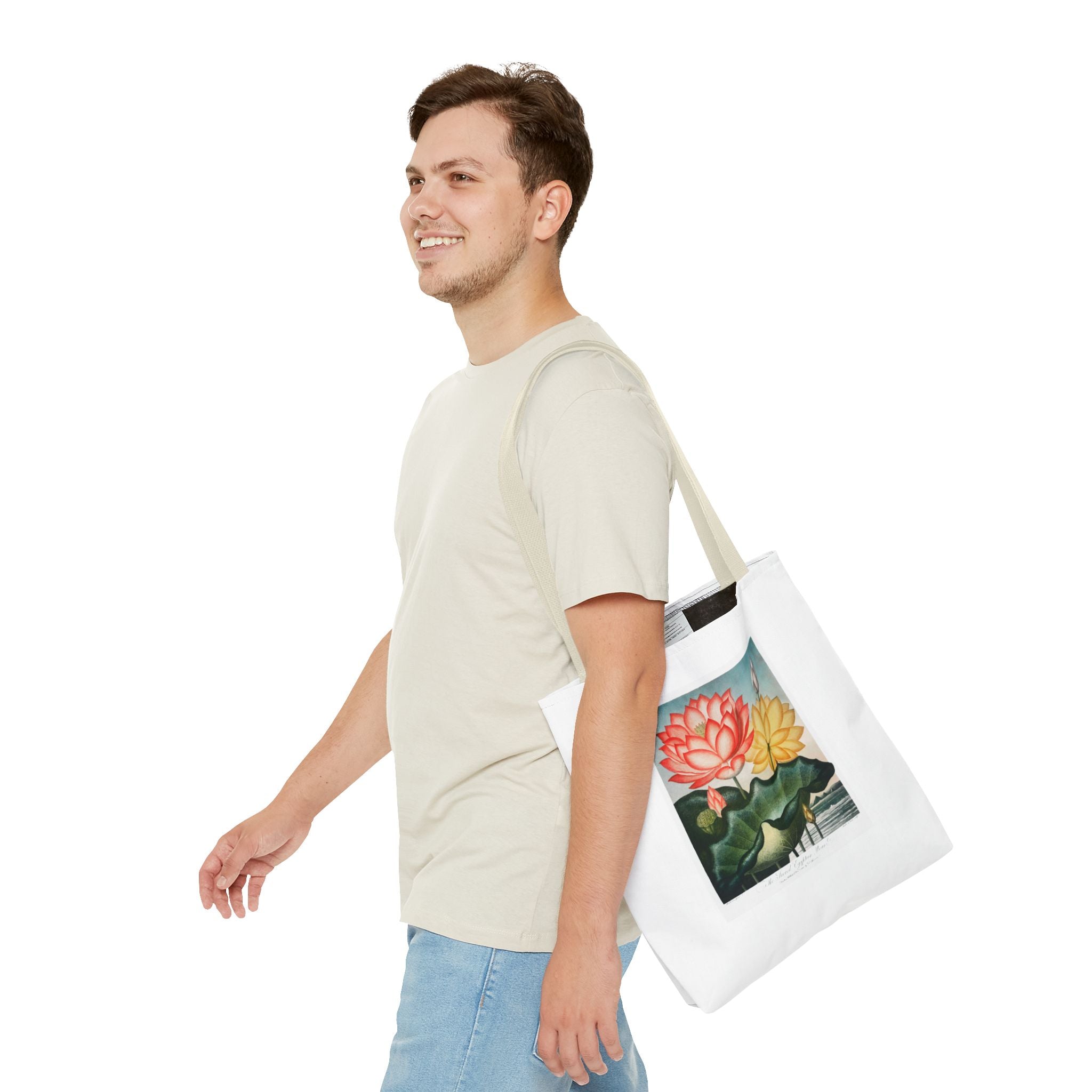 Stylish Tote Bag - The Sacred Egyptian Bean from The Temple of Flora