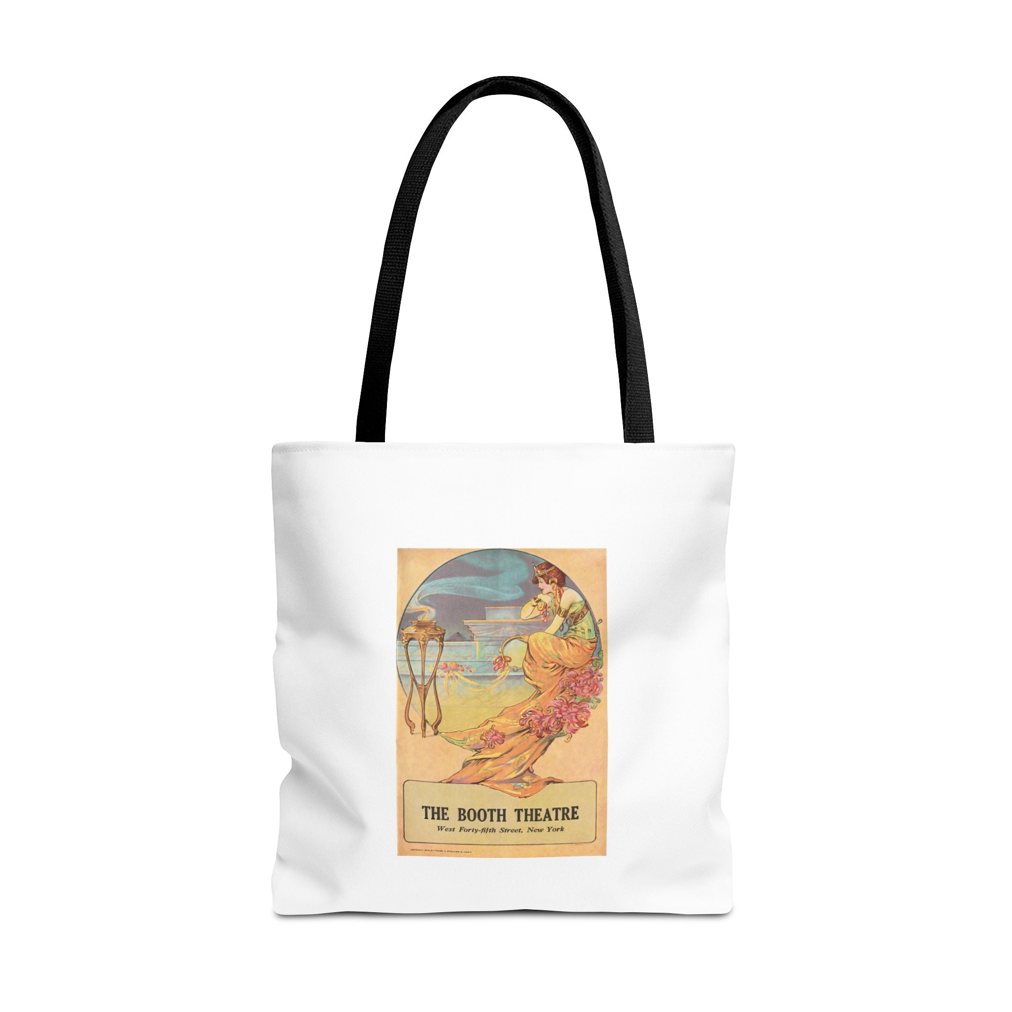 Stylish Tote Bag - Booth Theatre, New York, Vintage Playbill Artwork (1915)