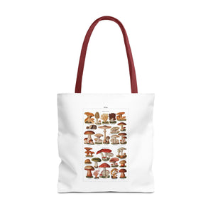 Stylish Tote Bag - Diverse Mushroom (Fungi) Species Print