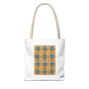 Stylish Tote Bag - Malibu Potteries Tile, Adamson House