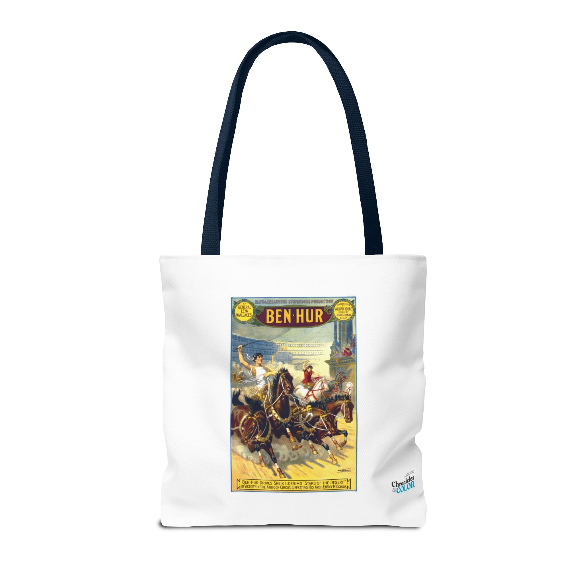 Stylish Tote Bag - Ben-Hur Broadway Premiere Vintage Artwork (1899)