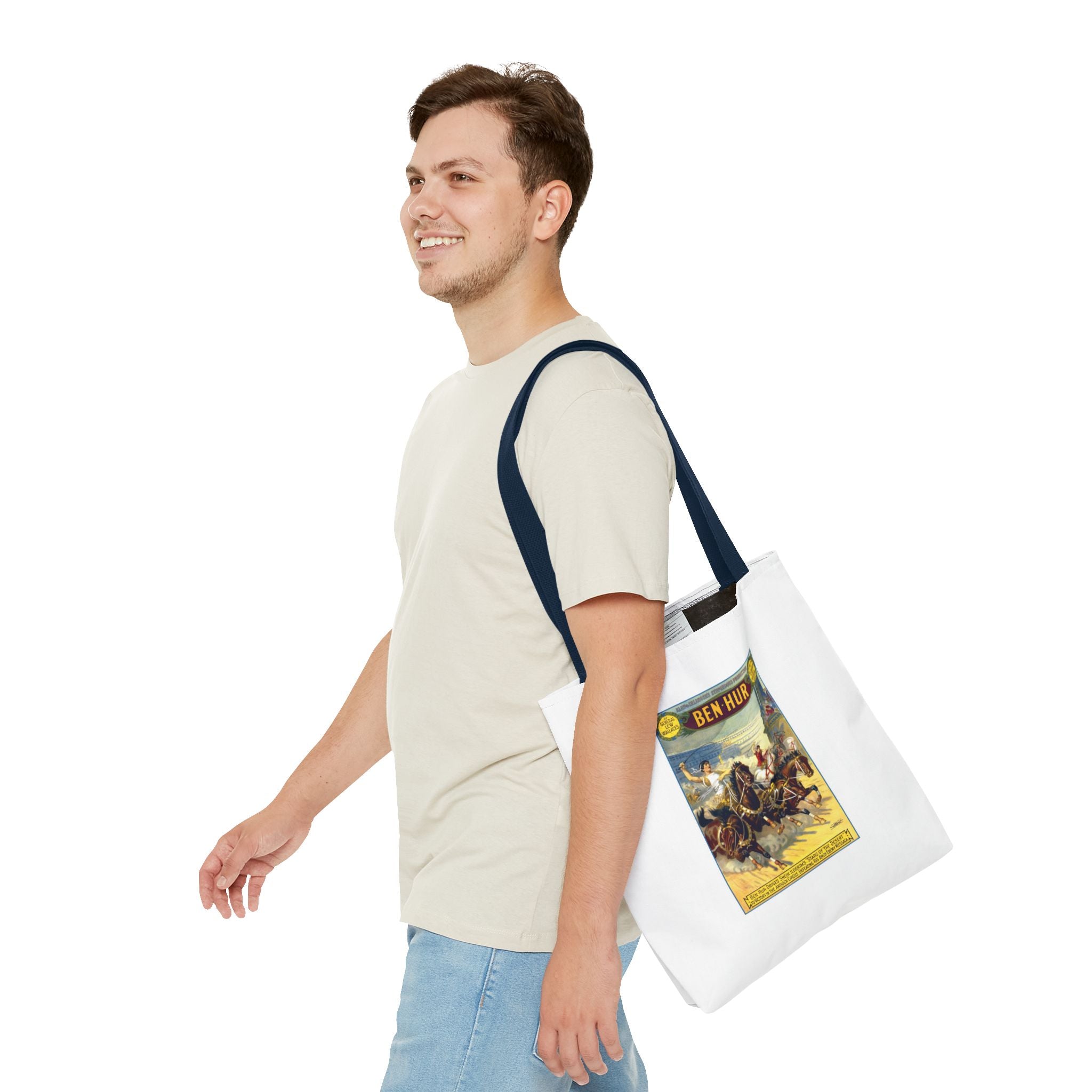 Stylish Tote Bag - Ben-Hur Broadway Premiere Vintage Artwork (1899)