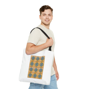 Stylish Tote Bag - Malibu Potteries Tile, Adamson House