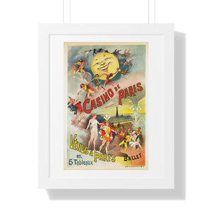 Framed Vertical Poster - Casino de Paris – Vénus à Paris Artwork by Alfred Choubrac