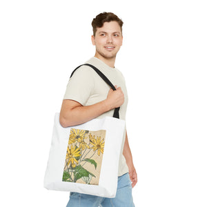 Stylish Tote Bag - Sunflowers Print
