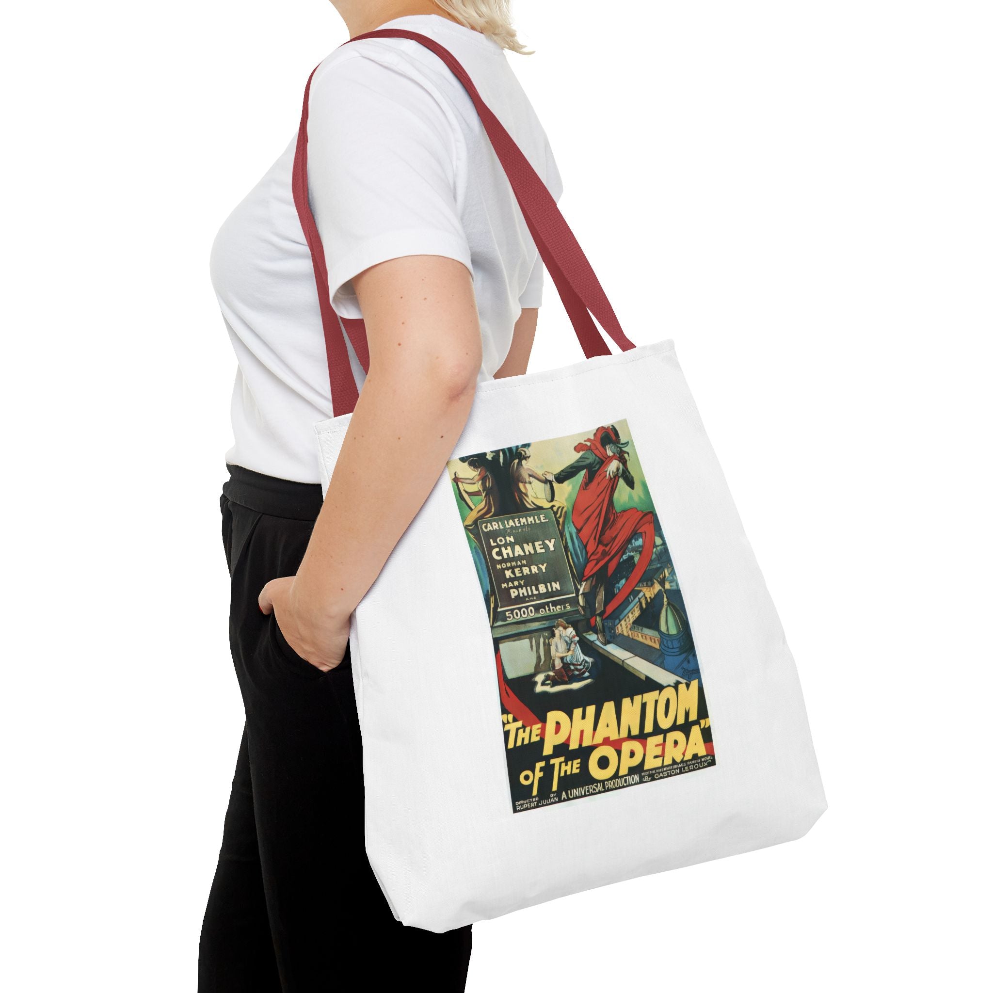 Stylish Tote Bag  - The Phantom of the Opera Vintage Artwork (1925)