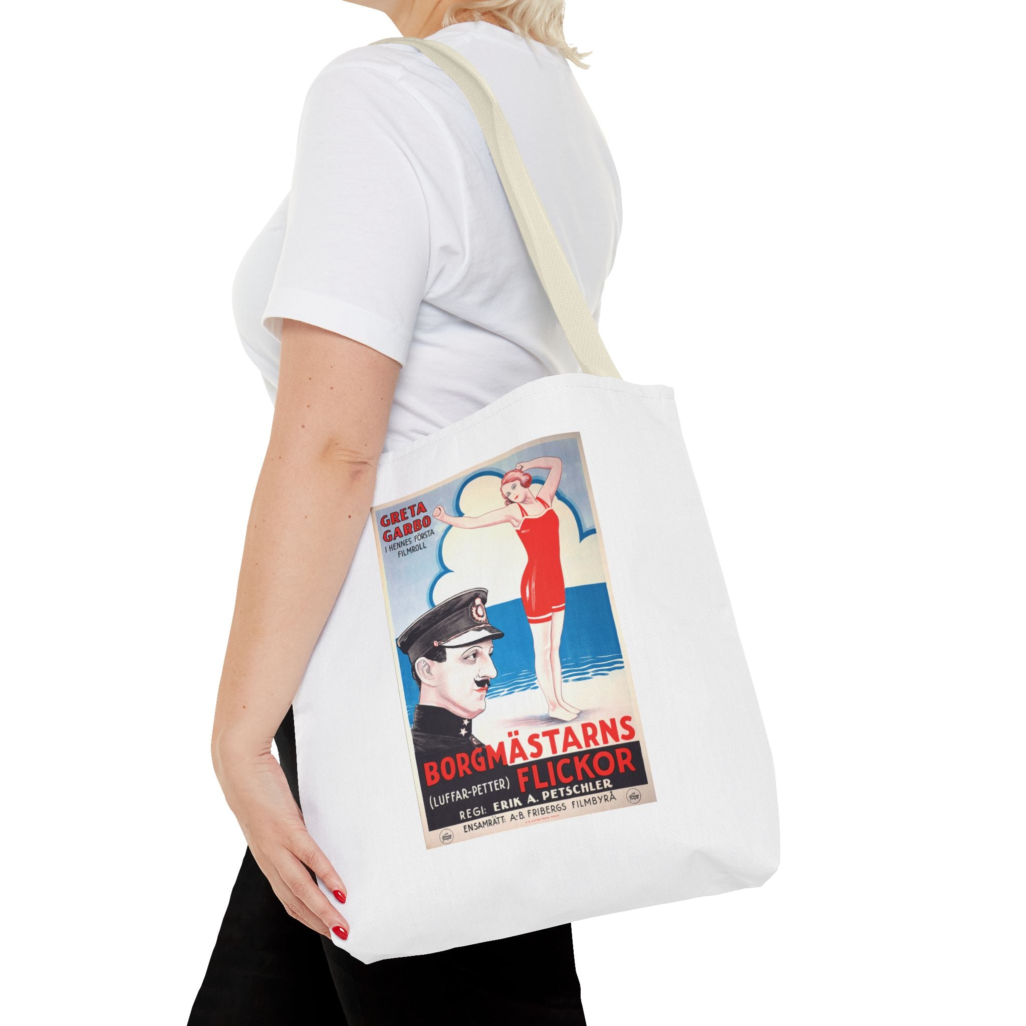 Stylish Tote Bag - Luffar-Petter (Peter the Tramp) Swedish Vintage Artwork