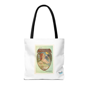 Stylish Tote Bag - Boston’s Majestic Theatre, Art Nouveau Playbill Artwork 1914