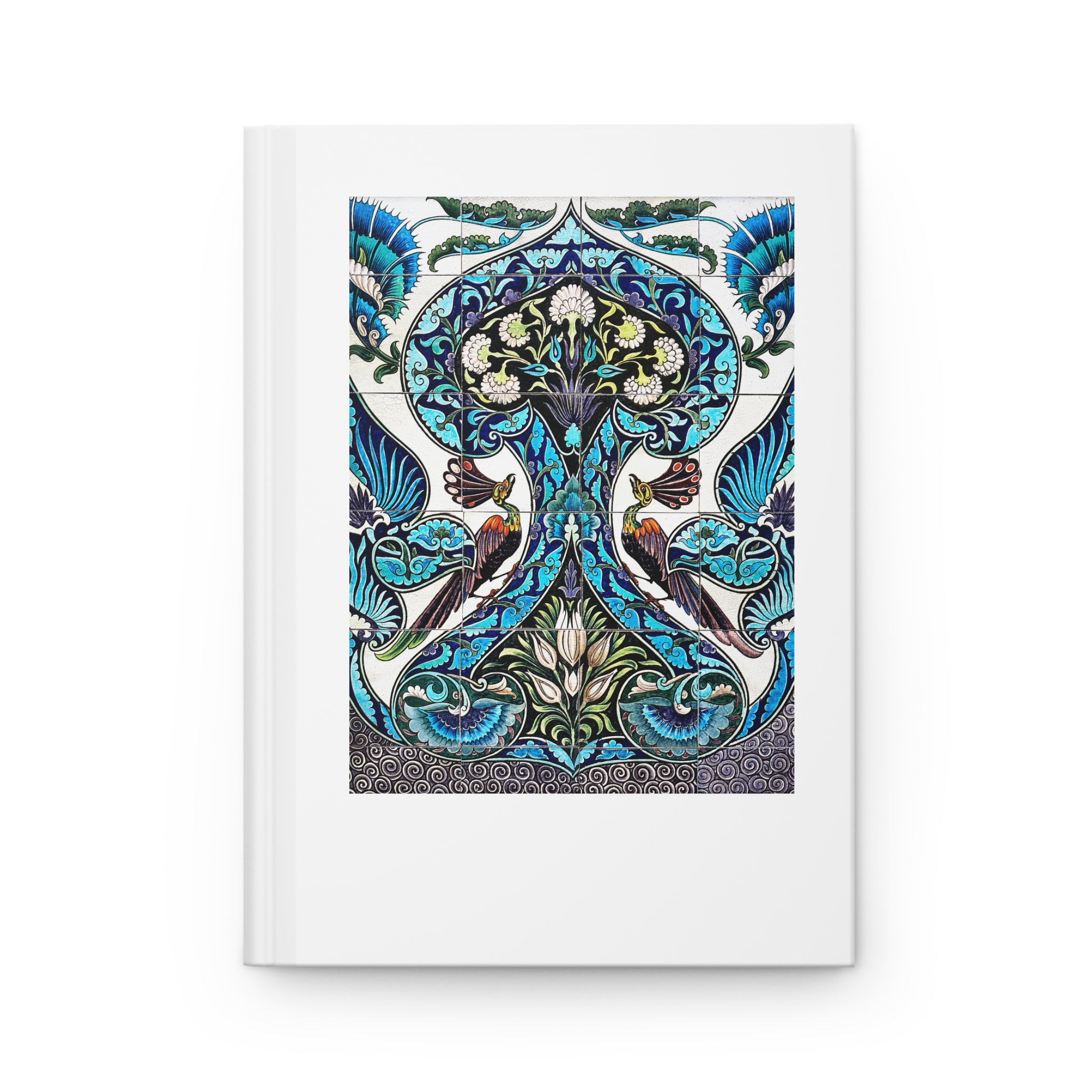 Hardcover Journal Matte - Lustered Earthenware Tile Panel