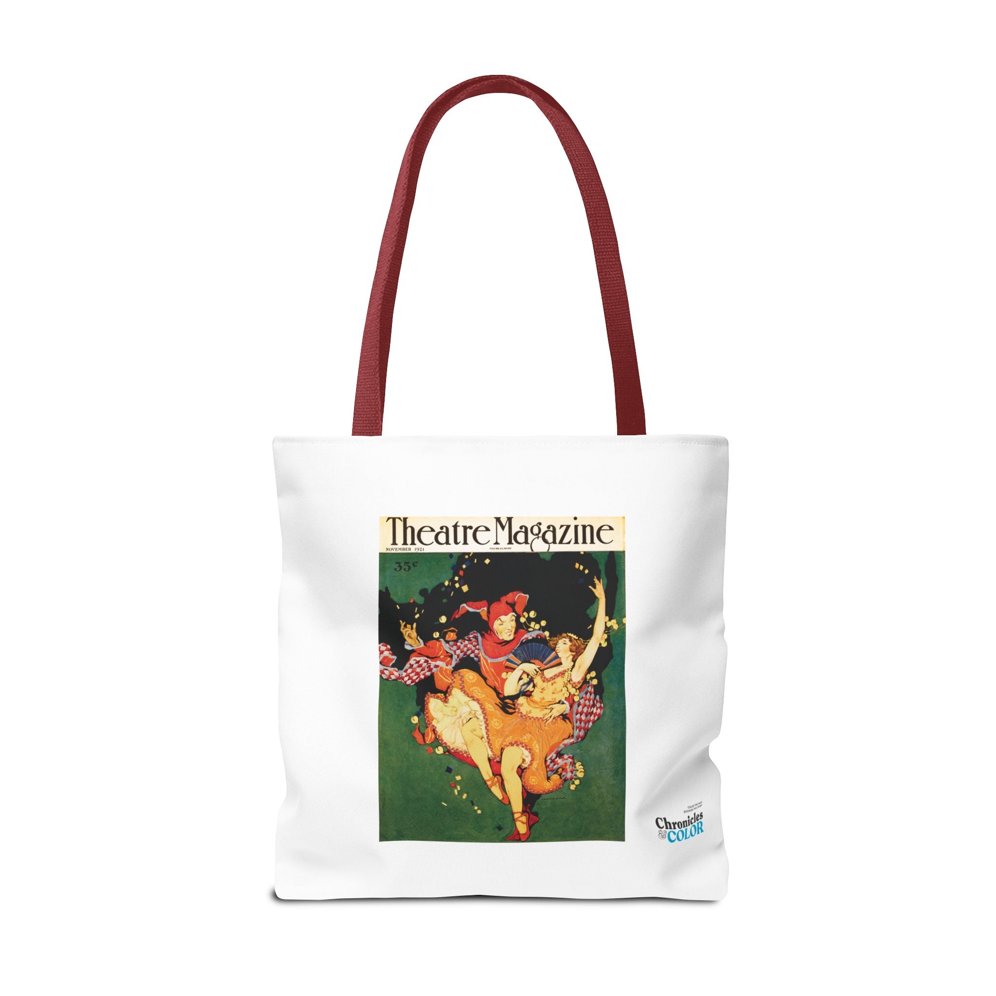 Stylish Tote Bag - Theatre Magazine Cover, Nov. 1921, Artwork by Clara Elsene Peck