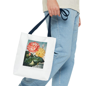 Stylish Tote Bag - The Sacred Egyptian Bean from The Temple of Flora