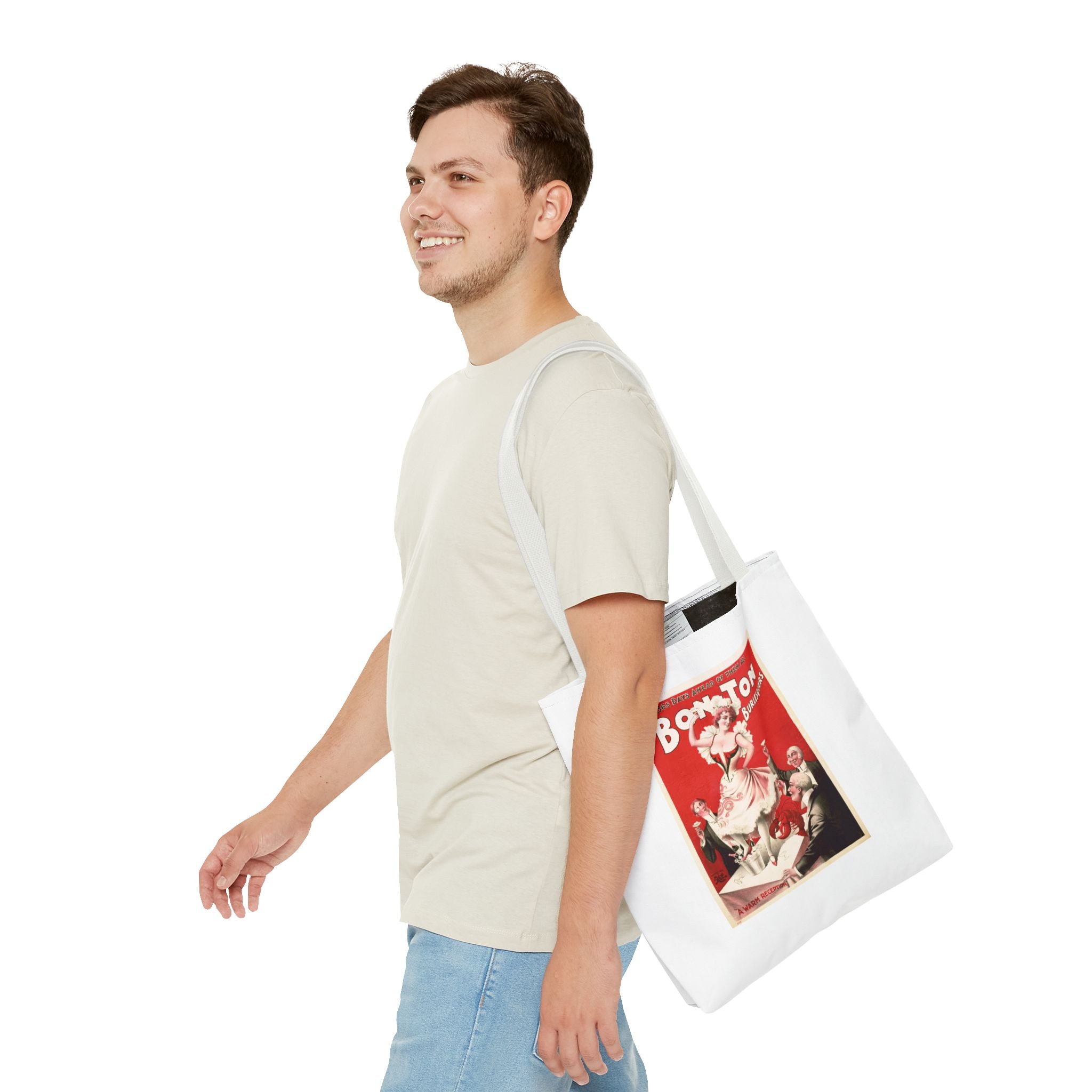 Stylish Tote Bag - Bon Ton Burlesquers Vintage Artwork (1898)