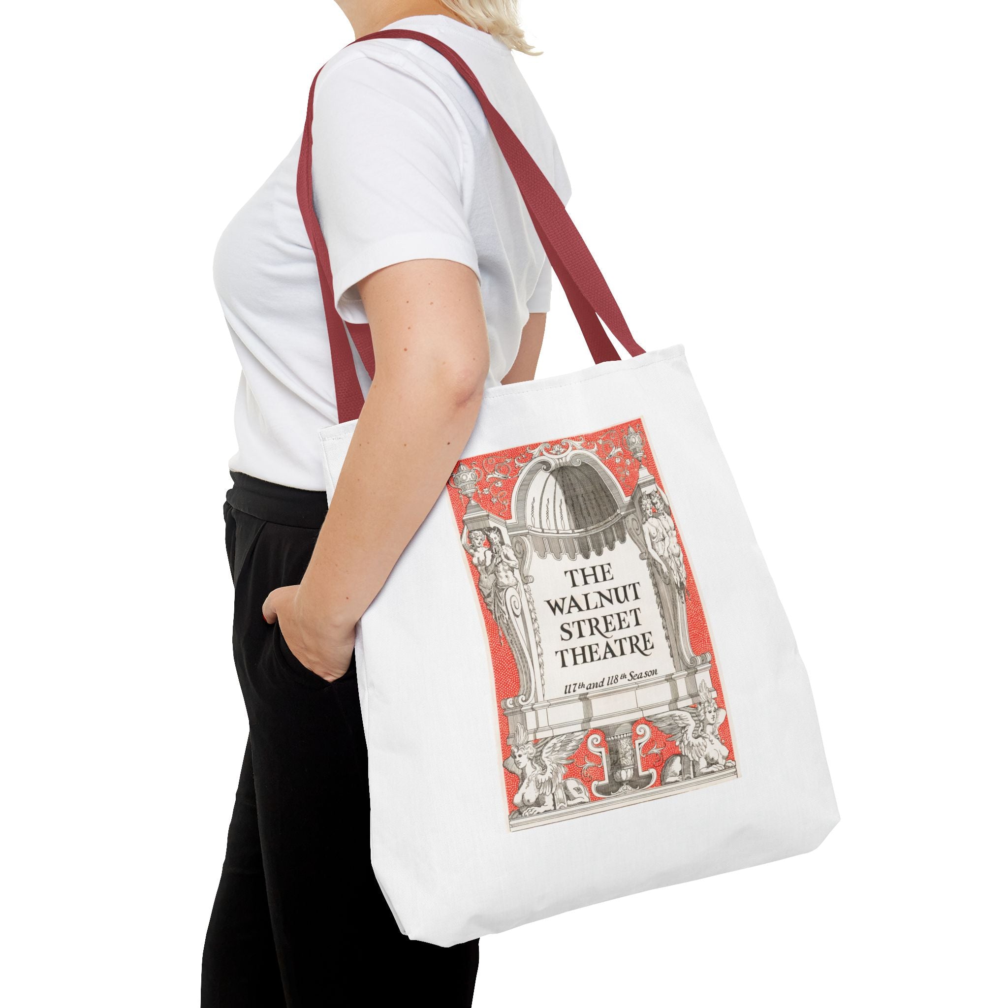 Stylish Tote Bag - Walnut Street Theatre Program, Vintage Artwork (1926)
