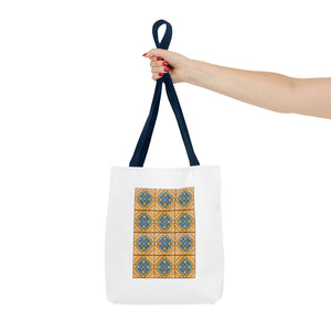 Stylish Tote Bag - Malibu Potteries Tile, Adamson House