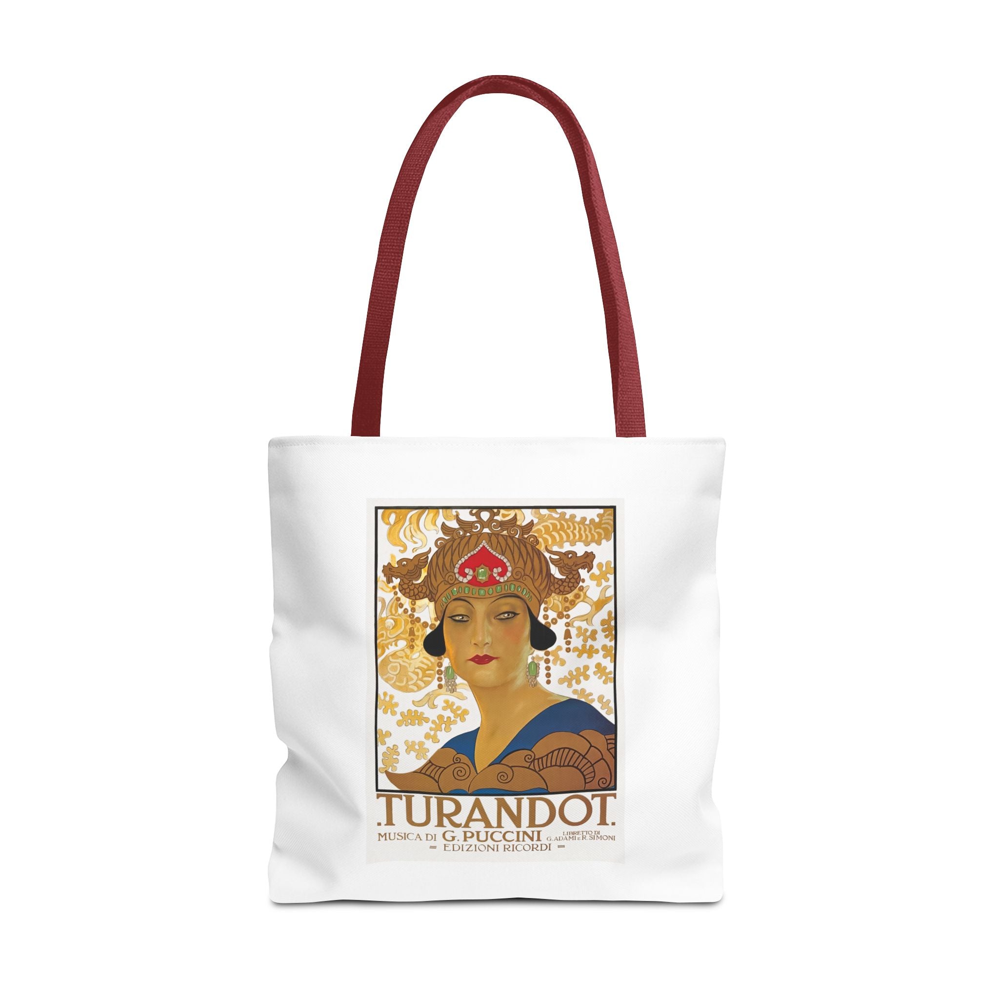 Stylish Tote Bag - Giacomo Puccini’s Opera Turandot Vintage Artwork (1926)